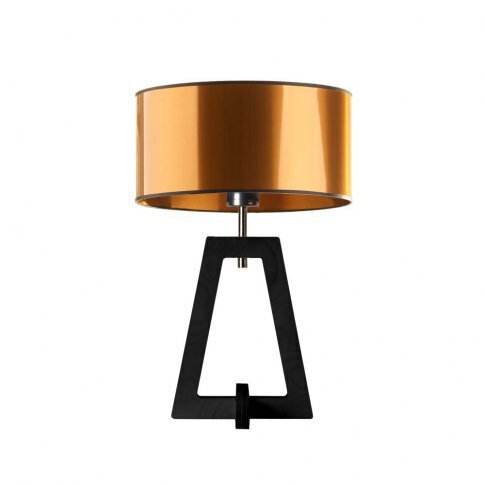 Drewniana lampka CLIO MIRROR na stolik nocny