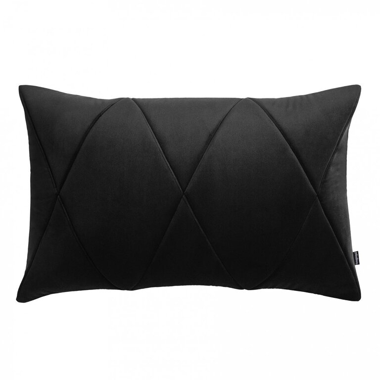 Touch poduszka dekoracyjna czarna 60x40 MOODI